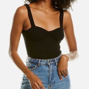 Danielle Bernstein weworewhat knit corset top Size medium